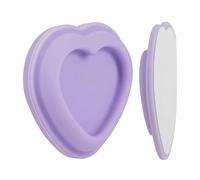 carotoe Soporte adhesivo para control remoto para pared, soporte en forma de corazón ABS para el hogar, estudio, almacenamiento de mesita de noche y áreas de escritorio, montaje remoto en pared
