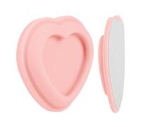 carotoe Soporte adhesivo para control remoto para pared, soporte en forma de corazón ABS para el hogar, estudio, almacenamiento de mesita de noche y áreas de escritorio, montaje remoto en pared