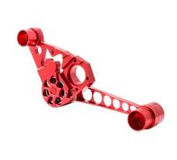 carotoe Soporte de guía de cadena de aleación de aluminio con extremos de rodillo para bicicleta, necesidades de estabilidad, uso de guía de cadena de bicicleta, soporte de tren de transmisión, tensor