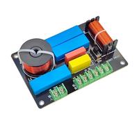 carotoe Tablero cruzado para actualización del hogar, divisor de 3 vías de 200 W, 4-8 ohmios con canales de tweeter medios de woofer y diseño de tablero abierto