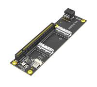 carotoe Tarjeta adaptadora de puerto MICO a PCIe 5.0 con ancho de banda mejorado para juegos y estaciones de trabajo profesionales adaptadores PCIe