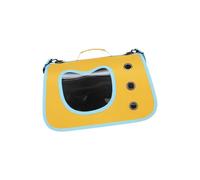 carotoe Transportín portátil resistente al agua para mascotas con apertura grande transpirable para perros y gatos, correa de hombro ajustable, transpirable, transportador de mascotas Oxford espacioso
