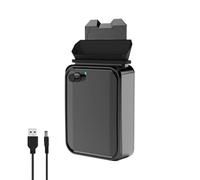 carotoe Ventilador de refrigeración de escape para laptop, alimentado por USB, ventilación lateral, ayuda de aire con diseño ajustable, canalizado, uso de escritorio para juegos, ventilador de