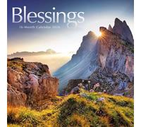 Carousel Calendars, Blessings - Calendario de pared 2026, 12 x 12 pulgadas, calendario de 16 meses con encuadernación grapada