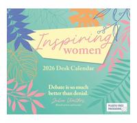 Carousel Worldwide, Calendario de escritorio con caballete inspirador para mujeres 2026