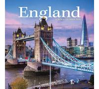 Carousel Worldwide, Calendario de pared cuadrado 2026 de Inglaterra