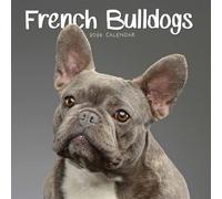 Carousel Worldwide, Calendario de pared mini de Bulldogs franceses 2026