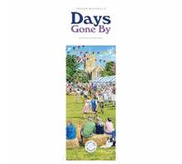 Carousel Worldwide, Days Gone By, by Trevor Mitchell Calendario de pared delgado 2026