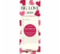 Carousel Worldwide, Emma Bridgewater - Calendario magnético semanal de 2026 con corazones rosas grandes