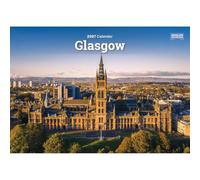 Carousel Worldwide Glasgow - Calendario de pared 2027, formato A5, calendario mensual de 12 meses, fotografía de Glasgow a todo color