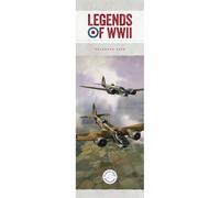 Carousel Worldwide, Legends of WWII 2026 - Calendario de pared delgado