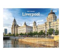 Carousel Worldwide Liverpool - Calendario de pared 2027, formato A5, calendario mensual de 12 meses, fotografía de Liverpool a todo color