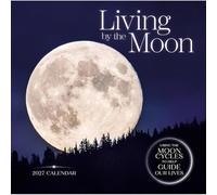 Carousel Worldwide Living By The Moon Calendario de pared cuadrado 2027, calendario de 12 meses, ciclos lunares y astrología
