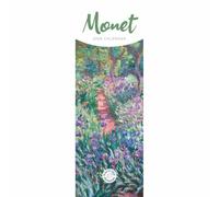 Carousel Worldwide, Monet - Calendario de pared delgado 2026