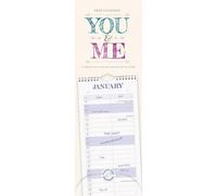 Carousel Worldwide - Planificador de pared delgado 2027 You and Me