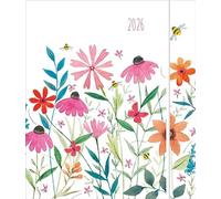 Carousel Worldwide, Pretty Flowers - Agenda de bolsillo 2026