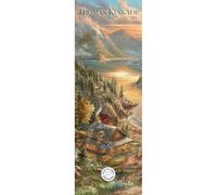 Carousel Worldwide Thomas Kinkade Studios 2027 - Calendario de pared delgado, calendario de 12 meses, arte clásico y pinturas