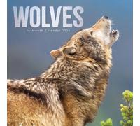 Carousel Worldwide, Wolves - Calendario de pared cuadrado 2026