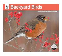 Carousel Worldwide WWF Backyard Birds 2027 - Calendario de pared grande de 16 meses, fotografía colorida de pájaros, calendario de pared mensual, 14 x 12 pulgadas, regalo