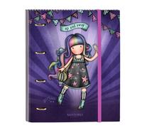 Carpeta Con Recambio 4 Anillas De 30 mm. A4 Gorjuss Fairground Up And Away