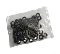 Carp Fishing Rig Rings Silicone 5 Sizes para durable Carp Fishing(5#) | Five size options, OD 5.1-9mm, fits various worms, para durable construction, black color