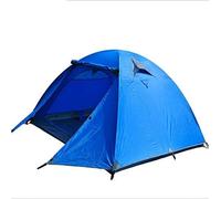 Carpa 2 Personas Pop-Up Camping Tienda de Carpa de Domo al Aire Libre Impermeable y a Prueba de Mosquitos para Vacaciones de Viaje de Senderismo (Azul), Aqiong