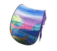 Carpa Cama Fantasy Fun Plegable Juego Pop up Exterior Interior Dream Tamaño Twin para Niños y Niñas, Carpa Infantil Casa de Juegos, Navidad Cumpleaños (Fantacy Forest)