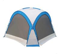 Carpa camping con mosquitera Aktive, Tienda de campaña con mosquitera y ventilación Medidas 350x350x260cm Carpa camping plegable de fácil montaje y transporte Tejido impermeable, toldo camping