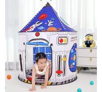 Carpa de Cohetes para niños, Carpa de Juegos Interior al Aire Libre, Sala de Cohetes de Cabina de Juegos, niños y niñas astronautas espaciales casa Regalo de cumpleaños Navidad del Castillo Infantil