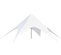 Carpa de estrella de 12m plástico blanco 12x12x5 cm