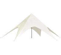 Carpa de estrella de 12m plástico crema 12x12x5 m