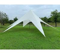 Carpa de Estrella para Eventos XL I Carpa de Araña de Tejido I Carpa de Camping con Revestimiento de PU I Carpa para Eventos 40m² I Color:, Color:Blanco