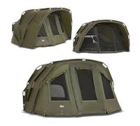 Carpa de pesca Lucx® Tiger Bivvy para 2 o 3 personas, tienda de campaña para 2 a 3 personas