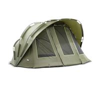 Carpa de pesca Luxx® Bobcat para 2 personas, tienda de pesca para 2 personas, tienda de pesca con cúpula de carpas, tienda de campaña de campamento