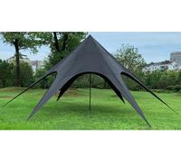 CLP Carpa en Forma de Estrella I Carpa de Eventos con 10 Metros de Diámetro I Carpa de Jardín con un Área Cubierta de 15 m² Aprox. I Color:, Color:Negro