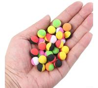 Carpa EVA de dos colores para cuentas de pesca destinadas a su uso tanto en fósforos como en escenarios de pesca (30 piezas por botella de colores mixtos)