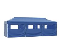 Carpa for Fiestas emergente con Estructura de Acero, 8 Paredes y Cremallera | Multicolor Party Camp Beach: 8Walls2Zip PopUpTent 870x291x315cm Estructura de acero(Blue)