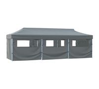 Carpa for Fiestas emergente con Estructura de Acero, 8 Paredes y Cremallera | Multicolor Party Camp Beach: 8Walls2Zip PopUpTent 870x291x315cm Estructura de acero(Charcoal)
