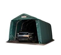 Carpa Garage 3,3x4,8 m PVC 800 N Garaje portátil Cobertizo Compacto de Almacenamiento Refugio 100% Impermeable Verde