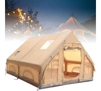 Carpa Inflable para 4 Personas,instalación rápida,Impermeable y a Prueba de Viento,Bomba Manual incluida,Carpas inflables(300x400x210mm)