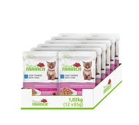 Carpa Natural Kitten & Young alimento húmedo para Gatitos con atún, 12 Sobres x 85 g, 1020 g