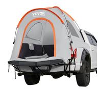 VEVOR Tienda de Campaña para Camioneta 200x165x170 cm con Capa de Lluvia y Bolsa de Transporte Tienda de camión de Doble Capa PU2000mm Impermeable para 2-3 Personas, para Acampar Viajar al Aire Libre