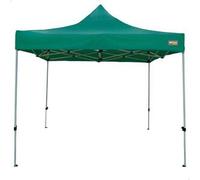Cenador Plegable Altura Ajustable 3X3XH2,2/3,2M Verde - CD Talla única