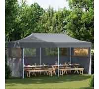Carpa plegable Pop-up con paredes laterales 3x6 m antracita