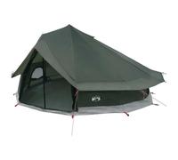 Carpa Tipi 18 Persona Verde Poliéster y Acero Plegable