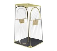 Carpa transparente de cuatro lados, refugio portátil para pesca al aire libre con bolsa de almacenamiento, tiendas deportivas transparentes