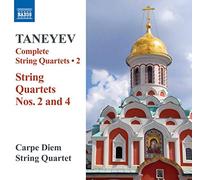 Carpe Diem String Quartet - Serguei Taneiev : Intégrale des quatuors à cordes - volume 2