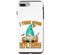 Carpenter GNOME with Woodworking Tools Funny Dad Saying Carcasa para iPhone 7 Plus/8 Plus