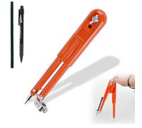 Carpenter Precision Bleistiftzirkel, 25 cm Holzbearbeitung Profi Zeichkompasse Anreisswerkzeuge Einstellbarer Radius Markierung Anreißzirkel zirkel mit stifthalter für Zeichenkreise