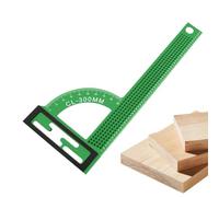 Carpenter Square, 11.8inch Right Angle Aluminum Alloy Metric Gauge | Angle Measurement Tool for Home Renovation Construction Door Window Installation Boxes Drawers